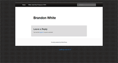 Desktop Screenshot of brandoncwhite.com